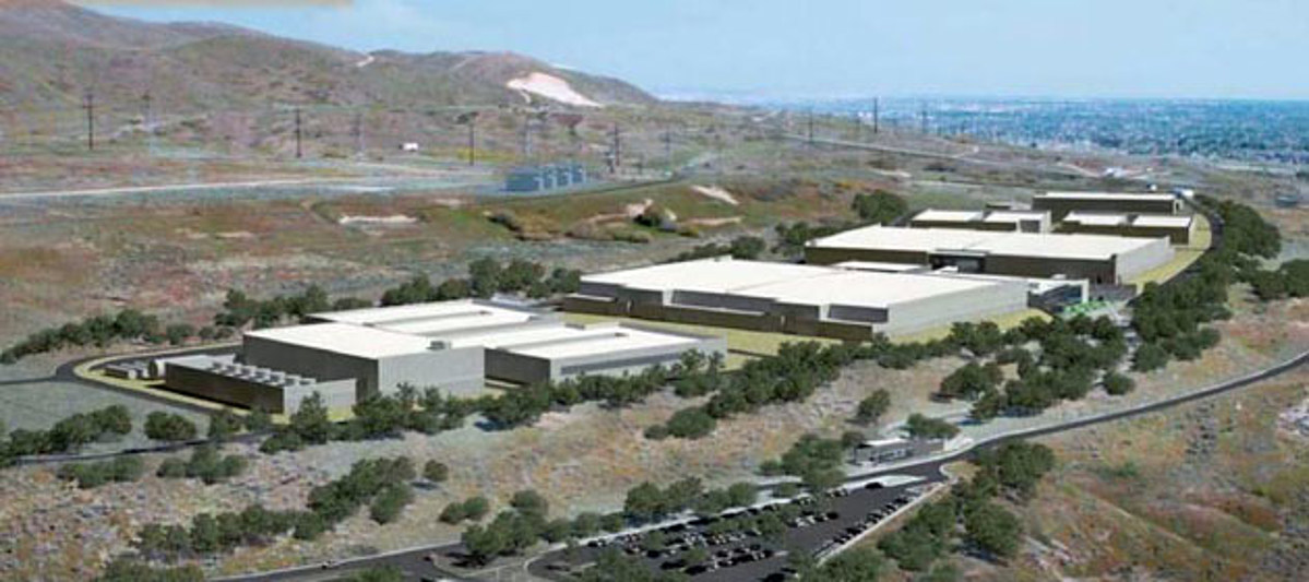 Aerial view of a data center campus used as an infrastructure reference image